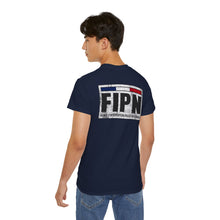 Load image into Gallery viewer, Unisex Ultra Cotton Tee - Distressed FIPN police emblem
