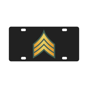 Army - Sergeant - SGT wo Txt X 300 Classic License Plate