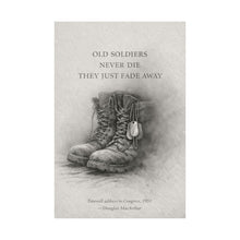 Load image into Gallery viewer, Matte Poster - Old Soldiers Never Die
