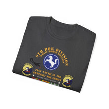 Load image into Gallery viewer, Unisex Ultra Cotton Tee - USAF - 21st Tactical Air Support Squadron - 9th Infantry Division - ROK w VN SVC X 300
