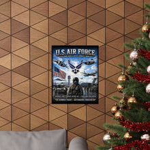 Load image into Gallery viewer, U.S. Air Force - Airmen Today, Defenders Forever - Tribute Matte Poster — "READY TO FIGHT"
