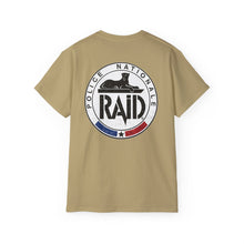 Load image into Gallery viewer, Unisex Ultra Cotton Tee - RAID emblem with panther
