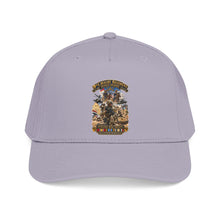 Load image into Gallery viewer, Mid Profile Baseball Cap - Army - Todays Buffalo Soldiers in Iraq - OIF - Cavalrymen at War  w IRAQ SVC - 3D - Enhanced
