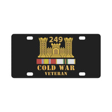 Load image into Gallery viewer, Army - 249th Engineer Battalion - ENG Branch - Cold War Veteran w COLD SVC X 300 Classic License Plate
