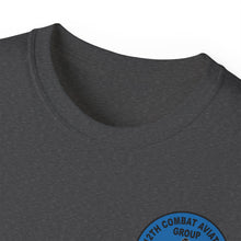 Load image into Gallery viewer, Unisex Ultra Cotton Tee - Vietnam Combat Aviation Vet w Air Crew Badges - 12th Combat Aviation Group - Black Jack - Sgt Howard Meyers - 1968-1969 SVC X 300
