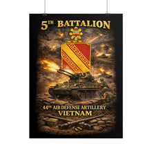 Load image into Gallery viewer, Rolled Posters - 5th Bn, 44th Air Defense Artillery - Duster - Vietnam
