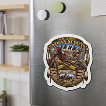 Load image into Gallery viewer, Die-Cut Magnet - United States Indian Scouts (USS) - Original Special Forces - 3D - Enhanced
