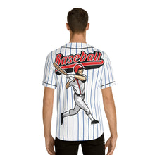 Load image into Gallery viewer, Men&#39;s Baseball Jersey (AOP) - Baseball Fan Jersey
