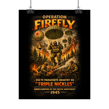 Load image into Gallery viewer, Posters - Operation Firefly - 555th Parachute Infantry
