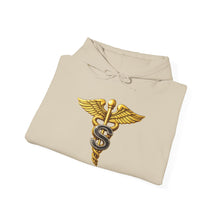 Load image into Gallery viewer, Hoodie – Army Medical Specialist Corps Branch Insignia - 3D - Enhanced
