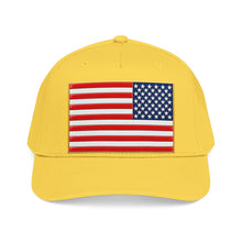Load image into Gallery viewer, Mid Profile Baseball Cap - Flag - United States - 3D - Enhanced
