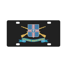 Load image into Gallery viewer, Army - 190th Glider Infantry Regiment w Br - DUI - Ribbon X 300 Classic License Plate
