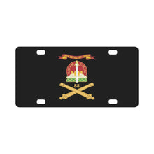 Load image into Gallery viewer, 88th Artillery Group - DUI w Number Br - Ribbon X 300 Classic License Plate

