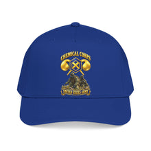 Load image into Gallery viewer, Mid Profile Baseball Cap - Army - Chemical Corps w Scene - 3D - Enhanced
