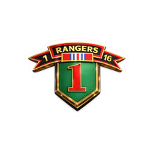Load image into Gallery viewer, Kiss-Cut Stickers - 1st Bn, 16th Infantry Regiment - Rangers - 3D - Enhanced
