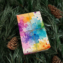 Load image into Gallery viewer, Gift Wrap Paper — color splashes patterms
