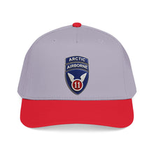 Load image into Gallery viewer, Mid Profile Baseball Cap - 11th Airborne Division w Arctic Tab wo txt - 3D - Enhanced
