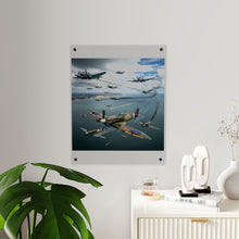 Load image into Gallery viewer, Acrylic Wall Art Panel - British and German aircraft during the Battle of Britain
