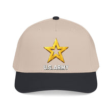 Load image into Gallery viewer, Mid Profile Baseball Cap - Army Star W Us Army w White Star - 3D - Enhanced

