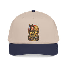 Load image into Gallery viewer, Mid Profile Baseball Cap - WAC - Womens Army Corps - WWII - 3D - Enhanced
