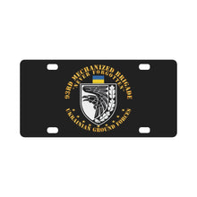 Load image into Gallery viewer, Ukraine - 93rd Mechanized Brigade - Never Forgotten X 300 Classic License Plate
