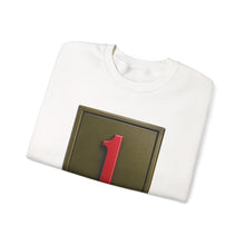 Load image into Gallery viewer, Crewneck Sweatshirt - Army - SSI - 1st Infantry Division wo txt - 3D - Enhanced
