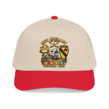 Load image into Gallery viewer, Mid Profile Baseball Cap - Army - 8th Cavalry (Air Cav) - 1st Cav Division w VN SVC - 3D - Enhanced
