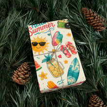 Load image into Gallery viewer, Gift Wrap Paper — Hello Summer Beach Vibes
