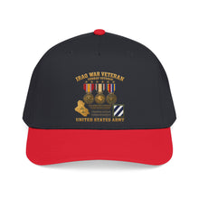 Load image into Gallery viewer, Mid Profile Baseball Cap - Army - Iraq War Veteran - 3rd Infantry Division - 3D - Enhanced
