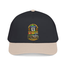 Load image into Gallery viewer, Mid Profile Baseball Cap - Vietnam Veteran Combat - 2nd Bn, 28th Infantry - 1st ID - with VN SVC - with Combat Scene - 3D - Transparent
