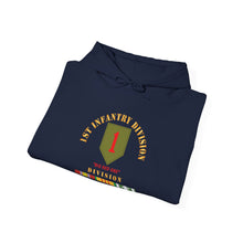 Load image into Gallery viewer, Hoodie – Army - SSI - 1st Infantry Division - Big Red One - Vietnam Veteran w VN SVC Bar X 300
