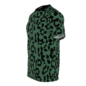 Unisex AOP - Leopard Camouflage - Green-Black