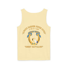 Load image into Gallery viewer, Unisex Tank Top - Motivational Graphic Shirt, Perfect for Casual Outings, Gift for Friends, Fitness Wear, Summer Clothing - Army C Co 2nd Bn 7th Cavalry Regiment Ghost Battalion - V1
