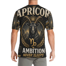 Load image into Gallery viewer, Capricorn - ambition and empire Men's All Over Print Crew Neck T-Shirt
