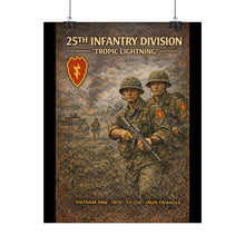 Load image into Gallery viewer, Rolled Posters - 25th Infantry Division - Tropic Lightning
