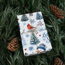 Load image into Gallery viewer, Gift Wrap Paper — Watercolor Winter Wonderland
