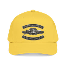 Load image into Gallery viewer, Mid Profile Baseball Cap - USCG - Expeditionary Warfare Specialist w txt - 3D - Enhanced
