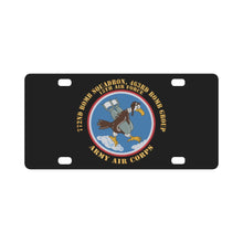 Load image into Gallery viewer, AAC - 772nd Bomb Squadron, 463rd Bomb Group - 15th AF X 300 Classic License Plate
