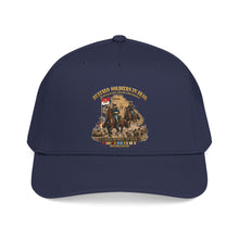 Load image into Gallery viewer, Mid Profile Baseball Cap - Army - Buffalo Soldiers in Iraq - OIF - Cavalrymen at War  w IRAQ SVC - 3D - Enhanced
