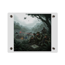 Load image into Gallery viewer, Acrylic Wall Art Panel - SOF Team Hitting a Jungle Drug Lab
