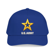 Load image into Gallery viewer, Mid Profile Baseball Cap - Army Star W Us Army w White Star - 3D - Enhanced
