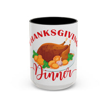 Load image into Gallery viewer, Accent Coffee Mug - Thanksgiving Dinner
