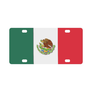 Flag - Flag of Mexico No Txt Classic License Plate