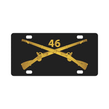 Load image into Gallery viewer, Army - 46th Infantry Regt - Infantry Br Classic License Plate
