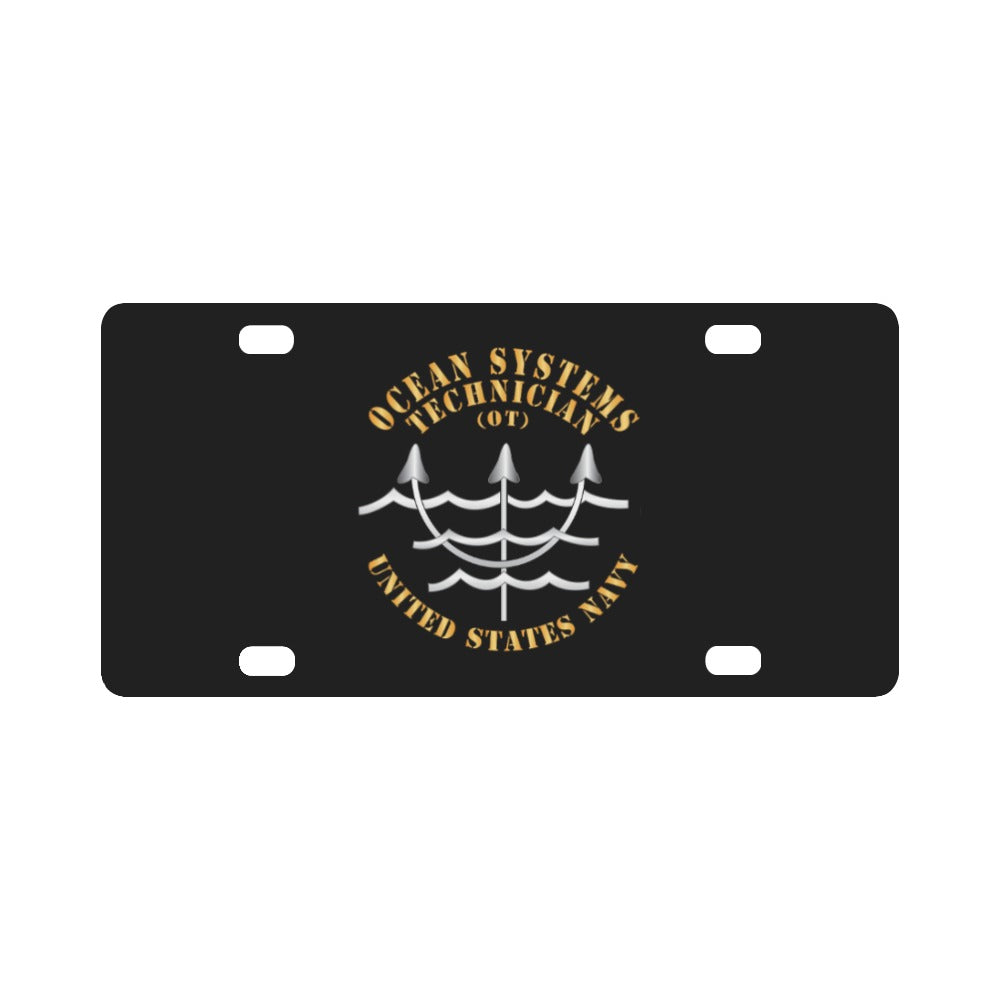 Navy - Rate - Ocean Systems Technician X 300 Classic License Plate