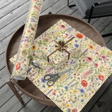 Load image into Gallery viewer, Gift Wrap Paper — Wildflower meadow watercolor pattern
