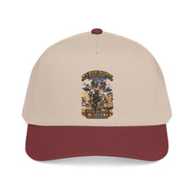Load image into Gallery viewer, Mid Profile Baseball Cap - Army - Todays Buffalo Soldiers in Iraq - OIF - Cavalrymen at War  w IRAQ SVC - 3D - Enhanced
