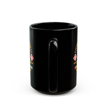 Load image into Gallery viewer, Black Mug (11oz, 15oz) - Vietnam Combat Veteran w 20th Engineer Brigade  SSI - Dong Tam X 300
