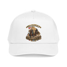 Load image into Gallery viewer, Mid Profile Baseball Cap - Army - Buffalo Soldiers in Iraq - OIF - Cavalrymen at War  w IRAQ SVC - 3D - Enhanced
