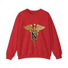 Load image into Gallery viewer, Crewneck Sweatshirt - Army Nurse Corps Branch Insignia - 3D - Enhanced
